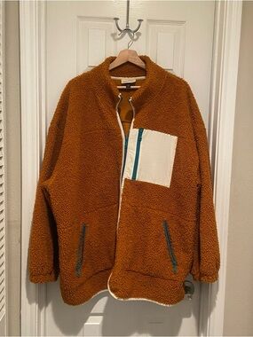 Item // Universal Thread Orange Fleece Jacket